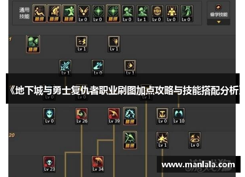 《地下城与勇士复仇者职业刷图加点攻略与技能搭配分析》